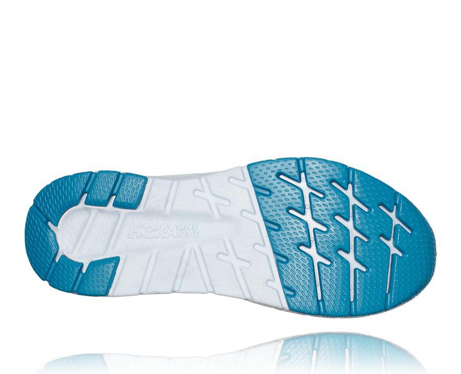 Hoka One One Koşu Ayakkabısı Erkek Beyaz/Mavi - Cavu 3 - HJ2486573